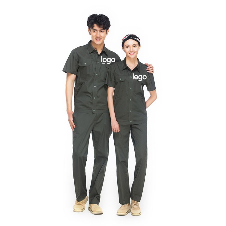 Outdoor Mens Overalls Short Sleeve Work Wear Boiler Suit 2