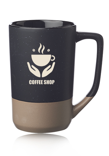 17 oz. Speckle Glazed Two Tone Ceramic Mugs 4