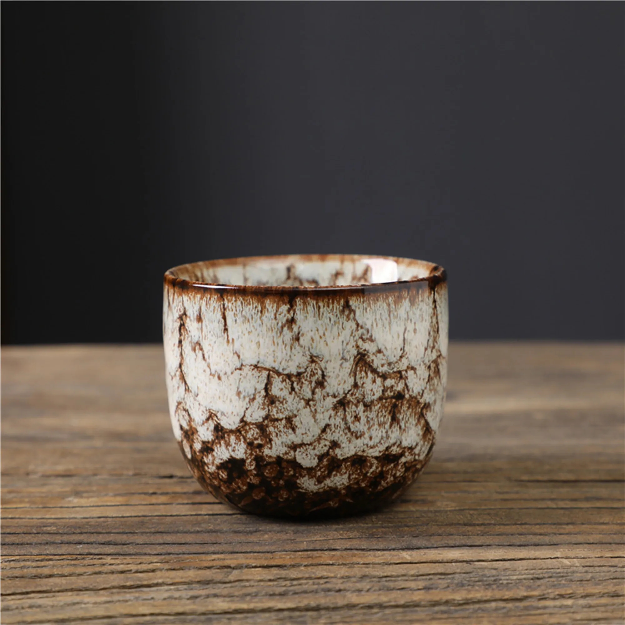 Custom Logo Ceramic Tea Bowl Espresso Cup 5