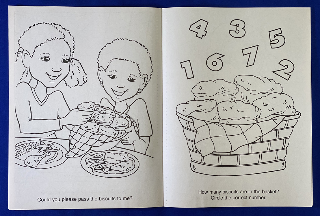 COLORING BOOK - Let's Go Eat Out Coloring & Activity Book 1