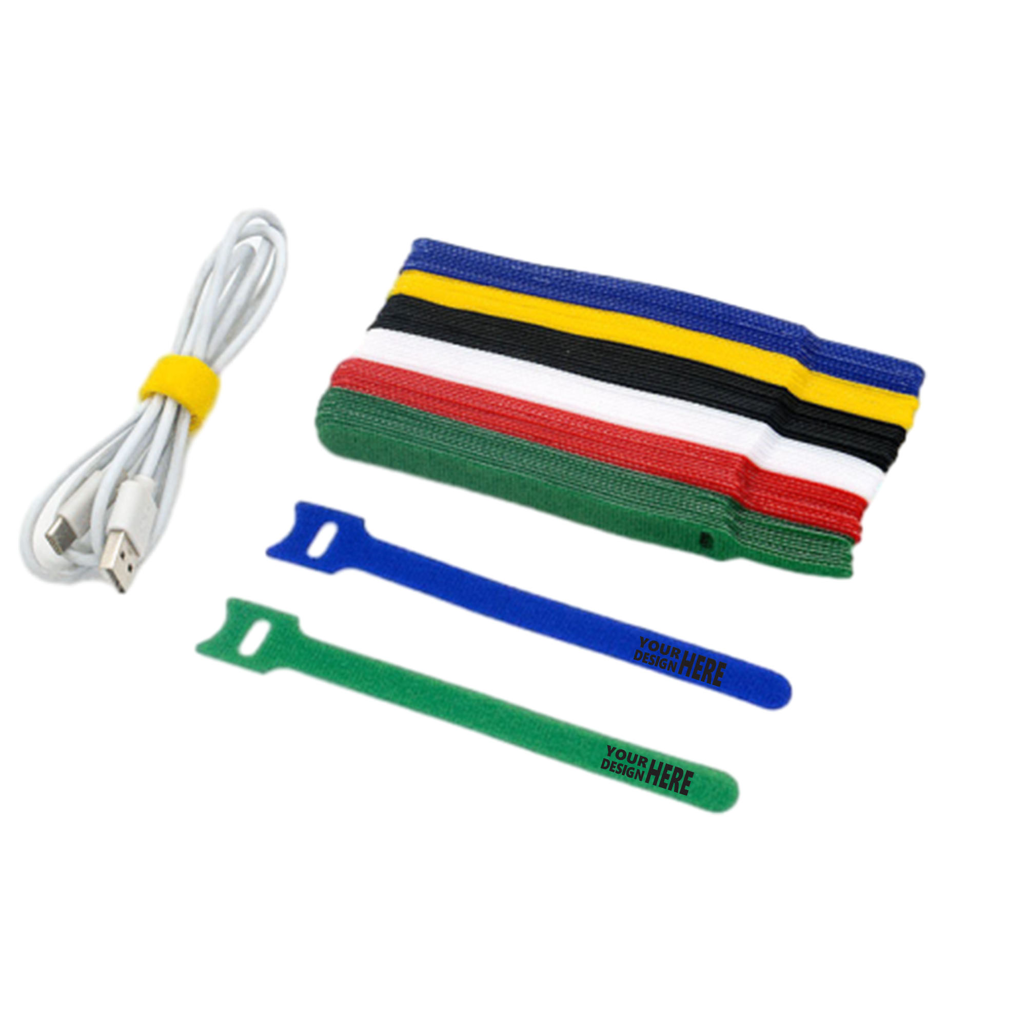 Colorful  Data Cable Storage Strap 2