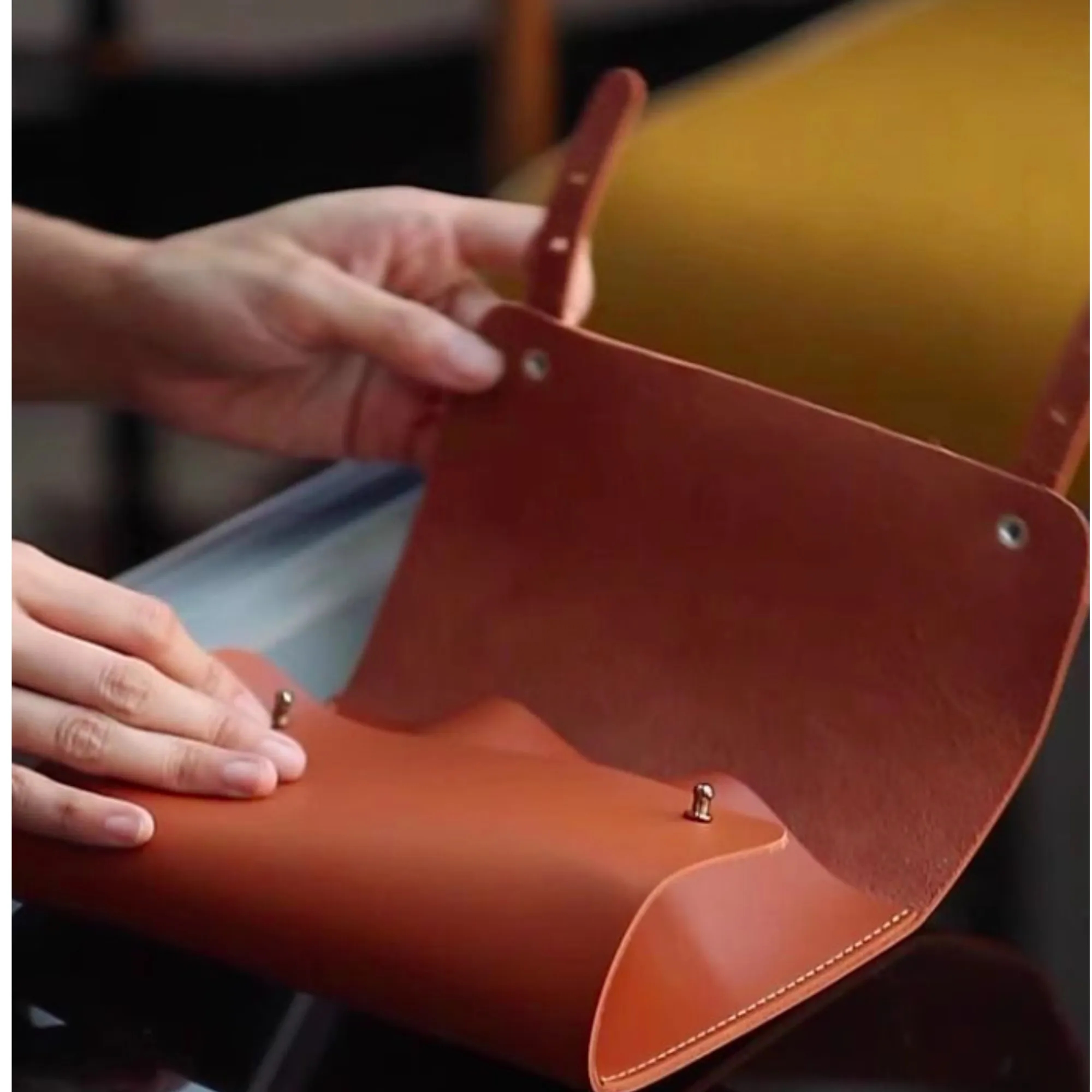 PU Foldable Tissue Box Cover Holder 4