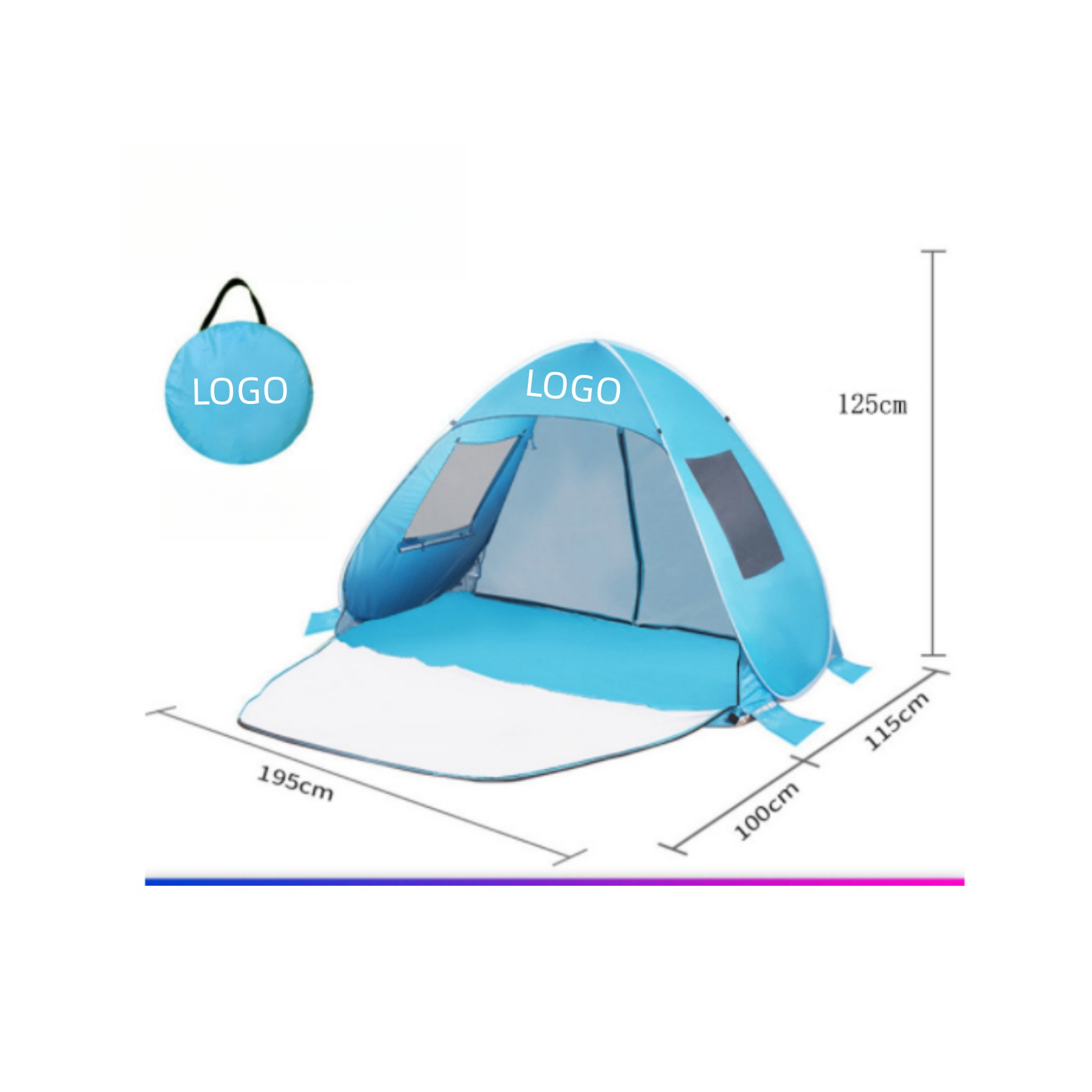 Beach Shade Tent for 3/4 Person 1