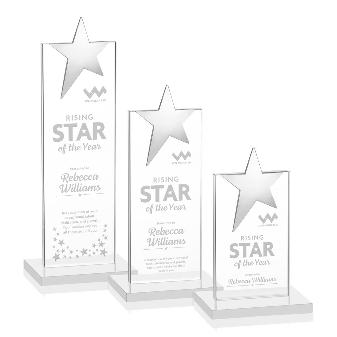 Bryanston Chrome Star Award - White