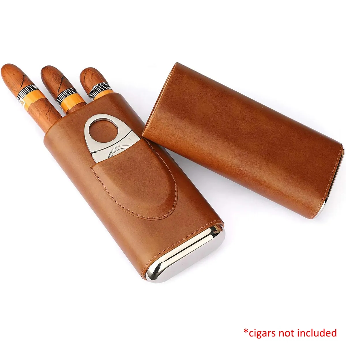 Humidor For Cuban With Cigars Cutter 3