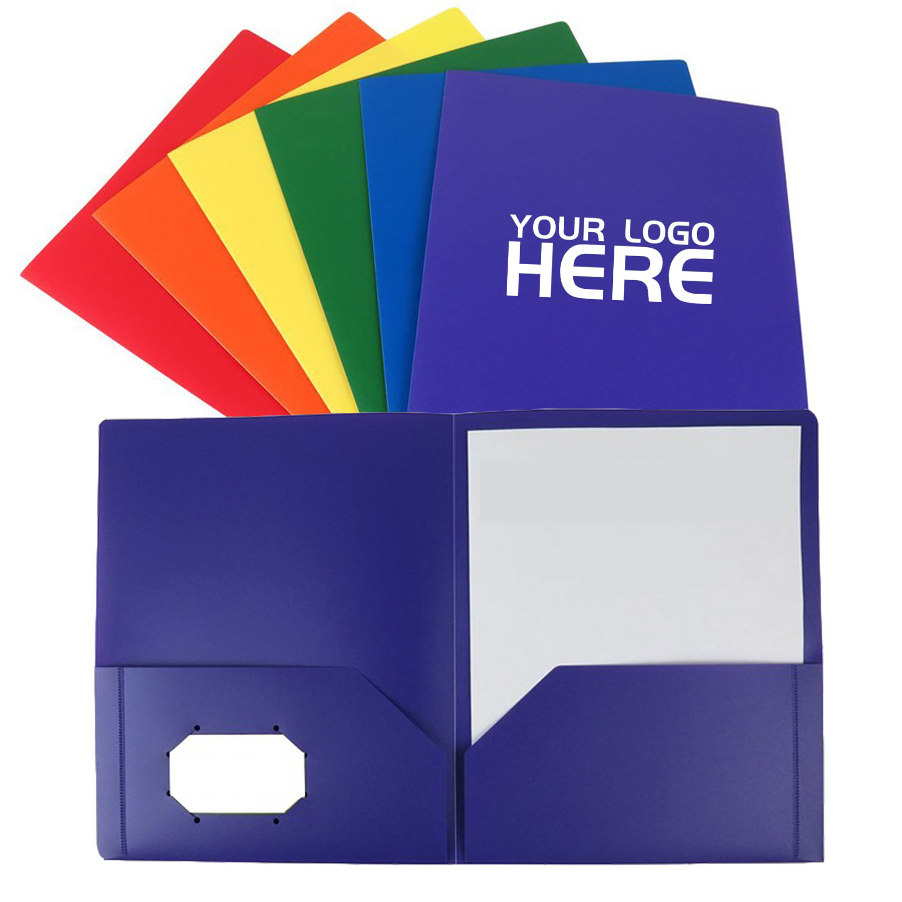 Heavy Duty Plastic 2 Pocket Extra Tough School Folder 2