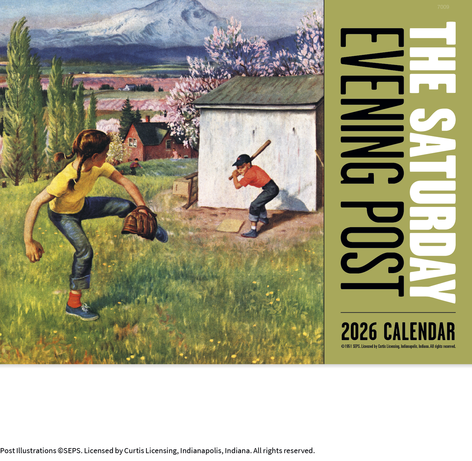 Good Value™ The Saturday Evening Post - Stapled Calendar 9