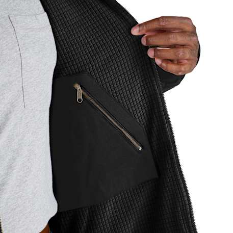 Berne Heritage Grid Fleece-Lined Zip Sweatshirt - Men's 19