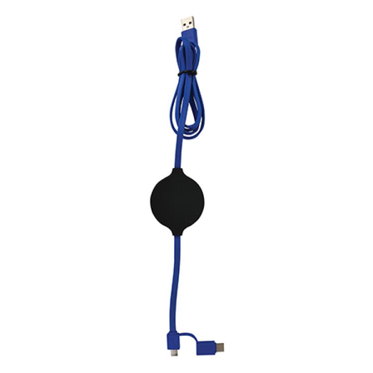 3-in-1 Charging Cable with Micro/TypeC/Lightning & Wireless Charging 8