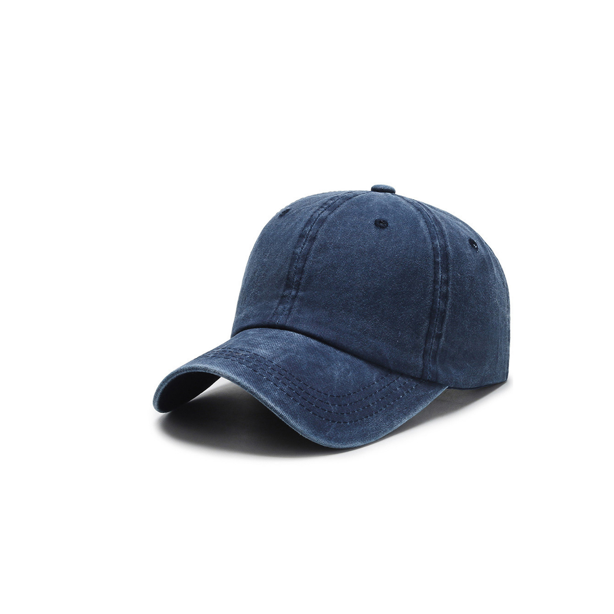 Cotton Adjustable Baseball Cap With Metal Buckle 8