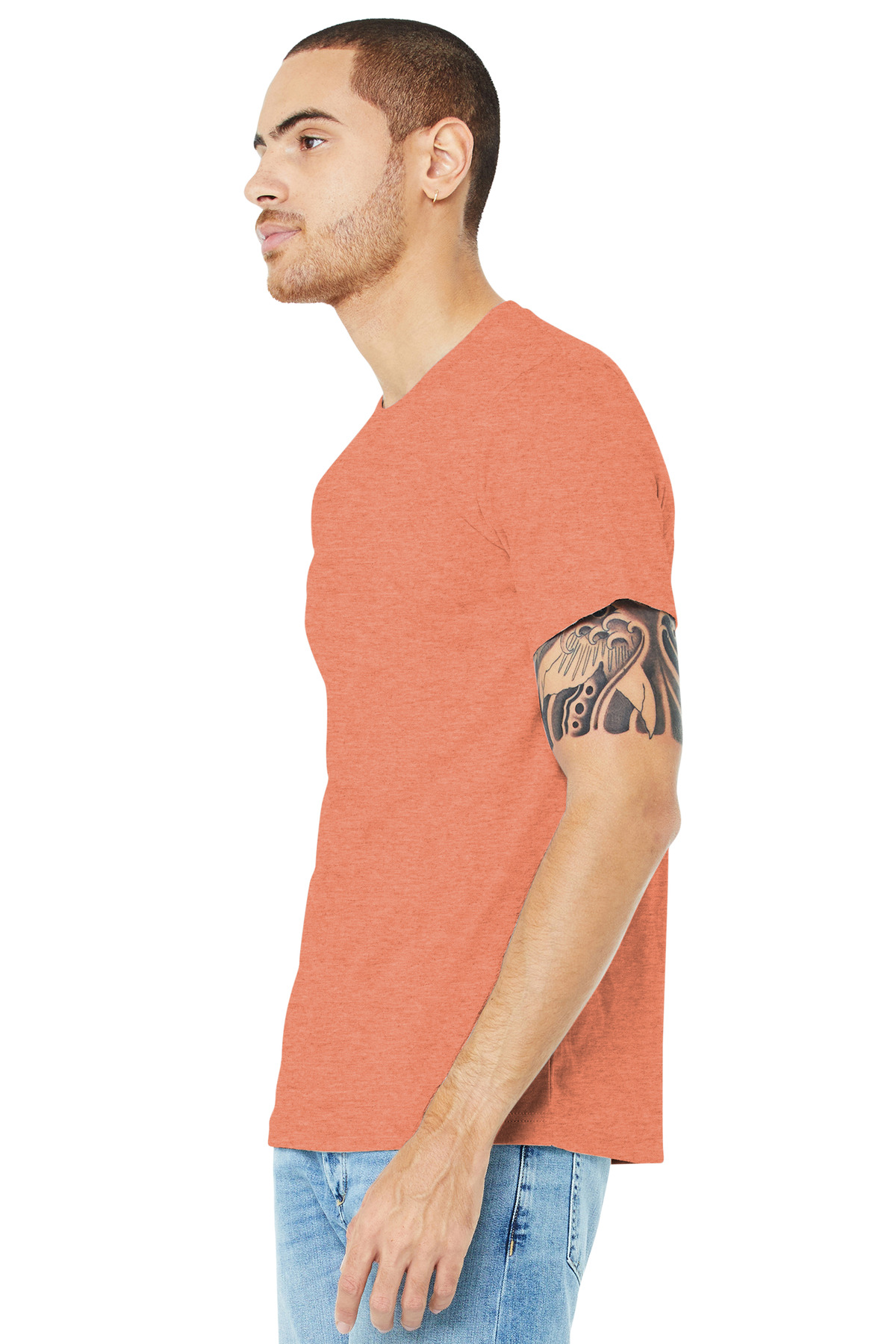 BELLA+CANVAS® Unisex Heather CVC Short Sleeve Tee 27