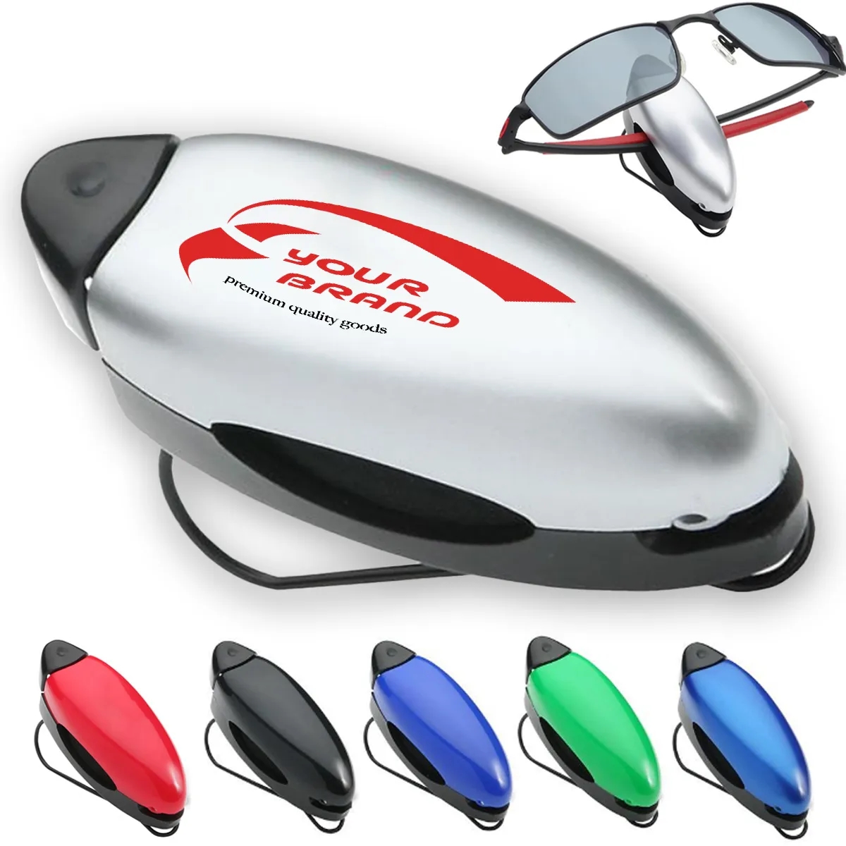 Sun Visor Clip Sunglass Holder Ticket Card Car Accessories 7