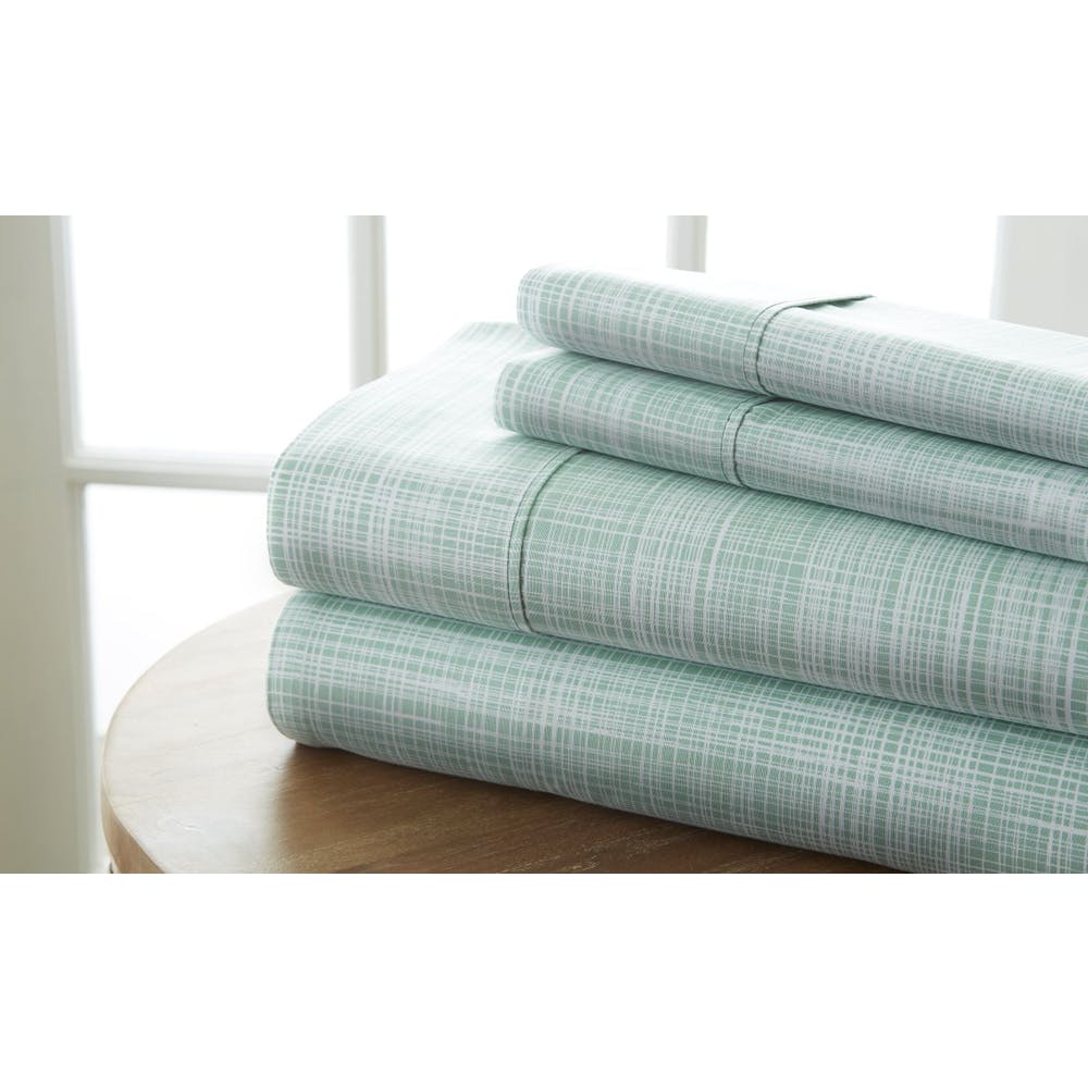 Premium Sheet Sets - Forest Full Thatch Pattern 4 Piece 1