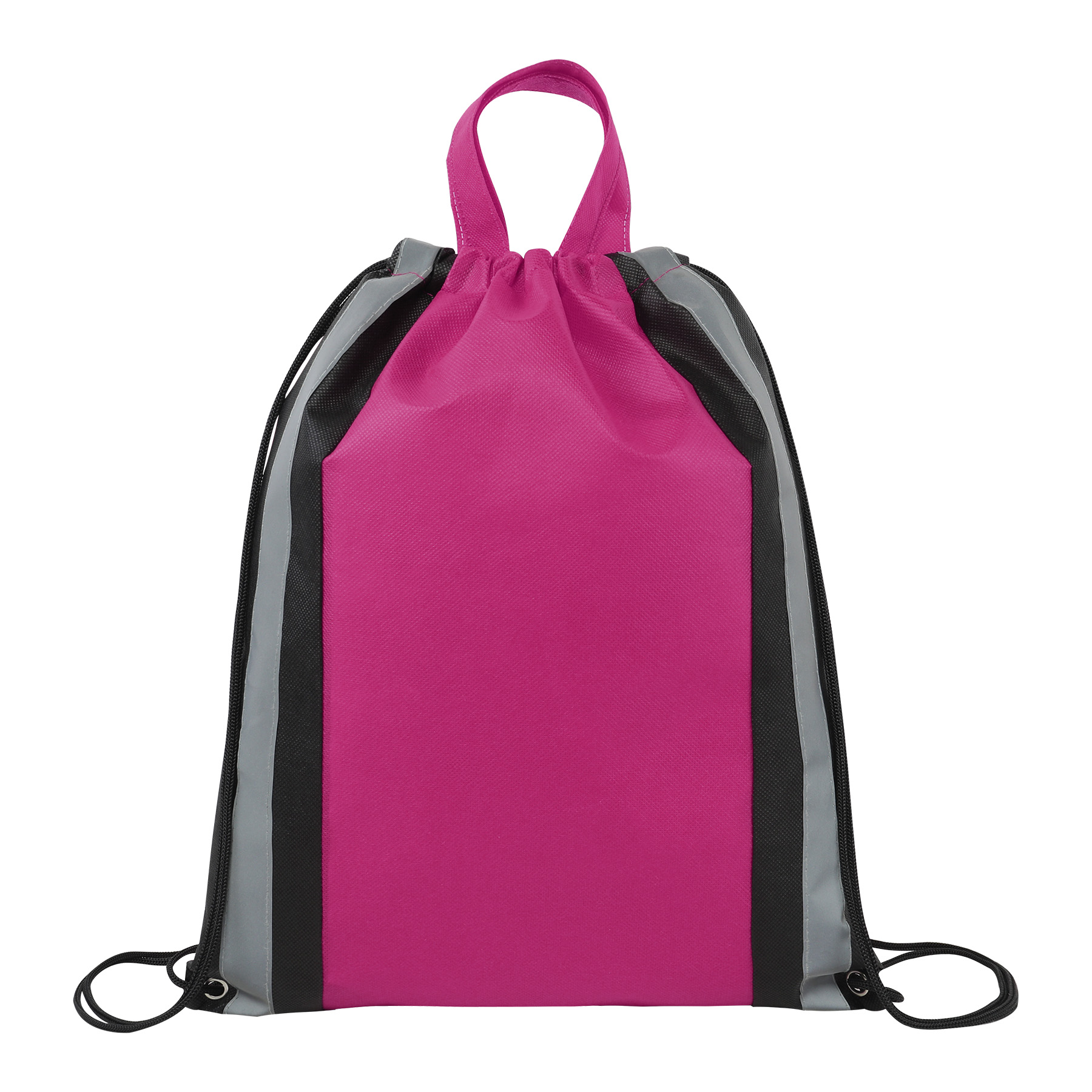 Small Reflective Non-Woven Drawstring Bag 29
