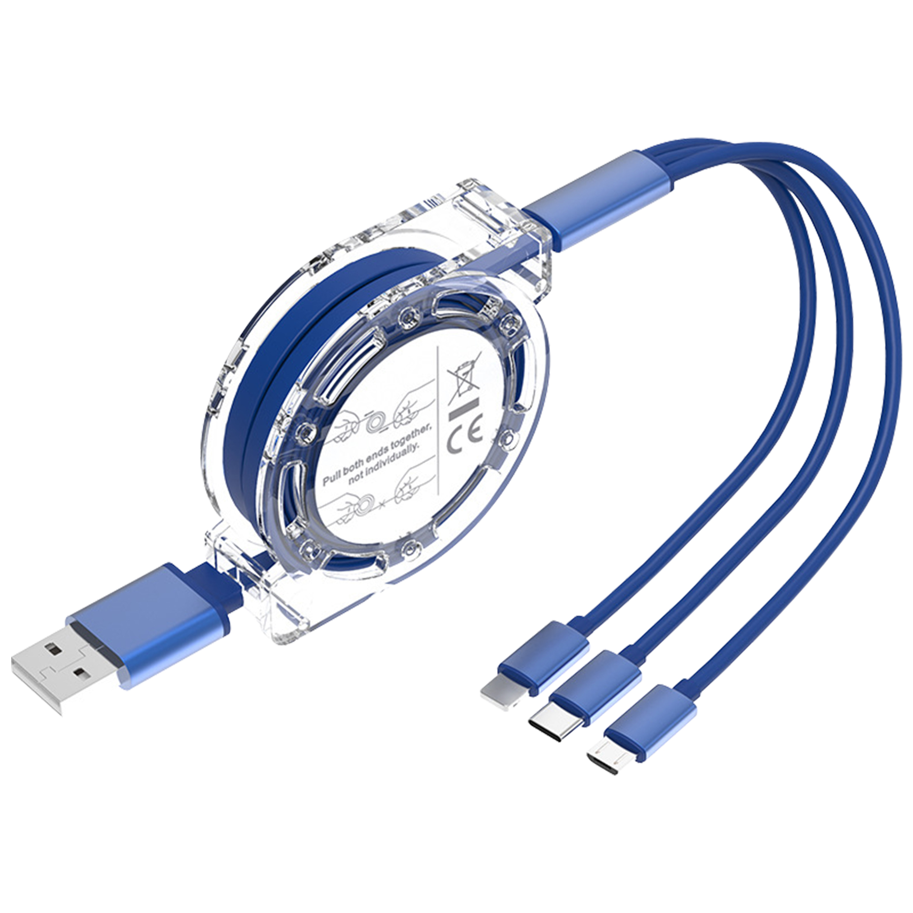 3-in-1 Multi Device Charger and USB Charging Cable 9