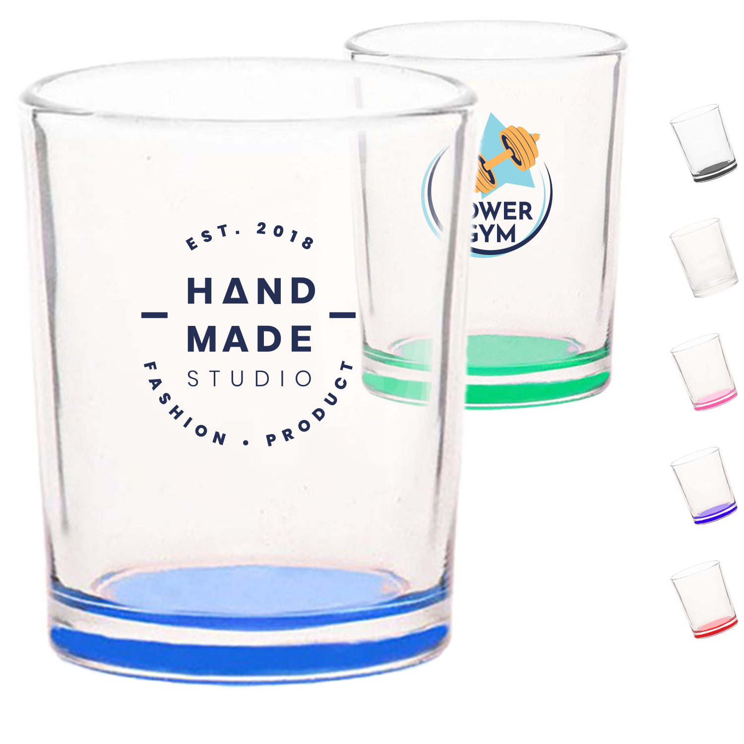 3 oz. Arc Votive Candle Holders Glass 2