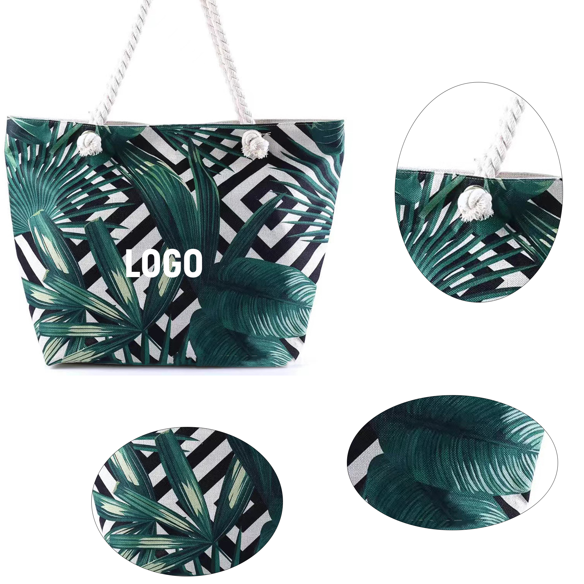 Waterproof Sandproof Tote With Pocket Zipper 3