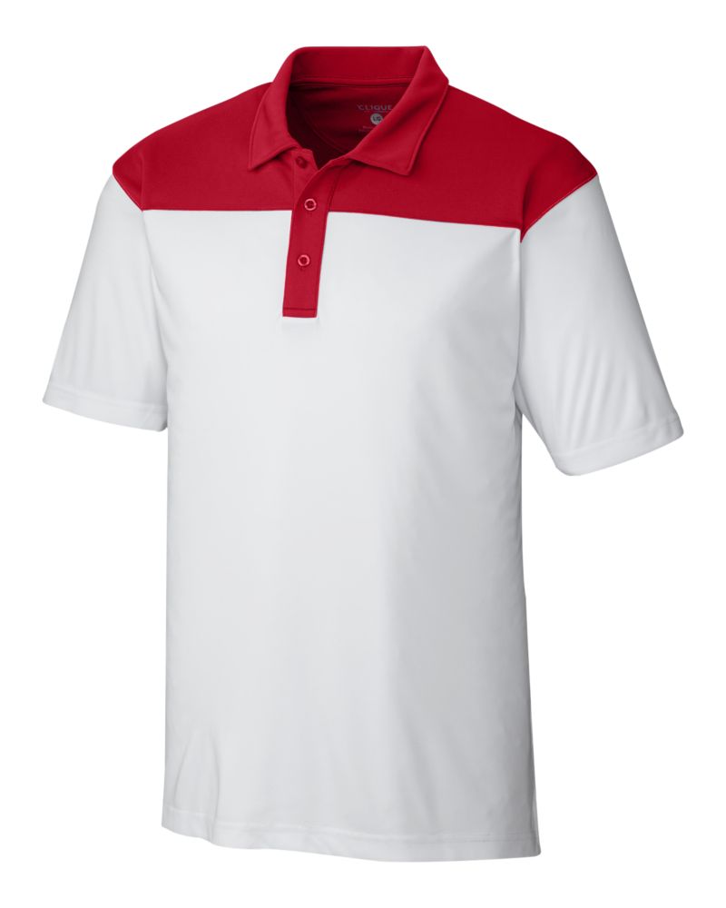 Parma Colorblock Tech Jersey Mens Polo