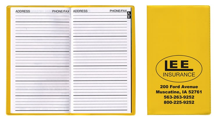 Standard Vinyl Address Book 6
