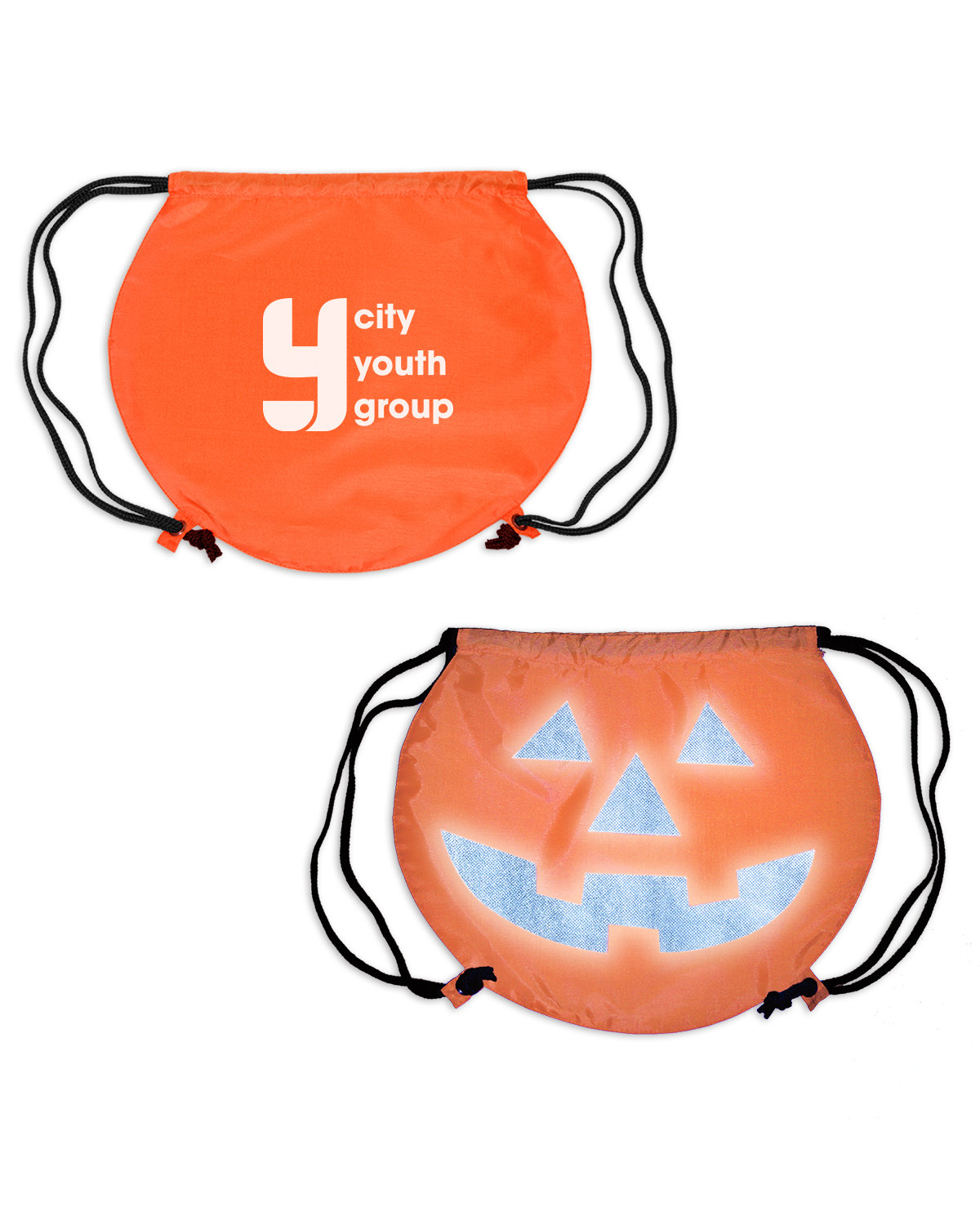 Pumpkin Drawstring Bag 3