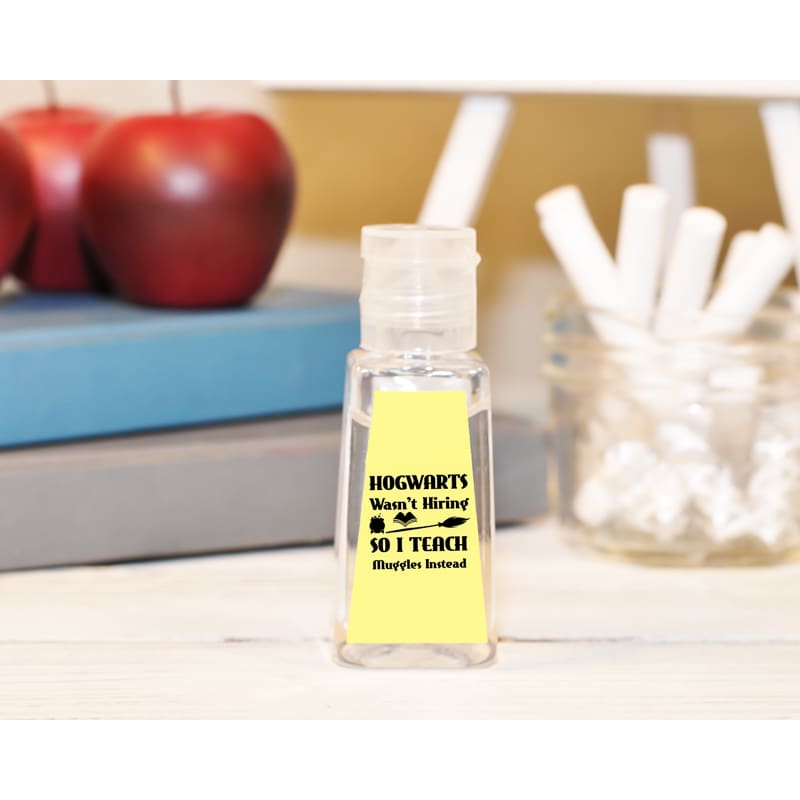 1oz Custom Hand Sanitizer Triangle Bottles 2