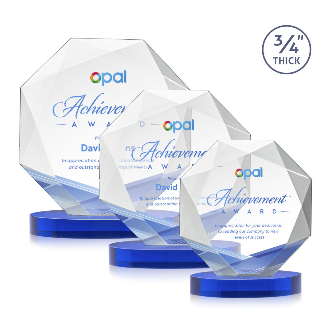 Bradford VividPrint™ Award on Alberton Base - Blue 5