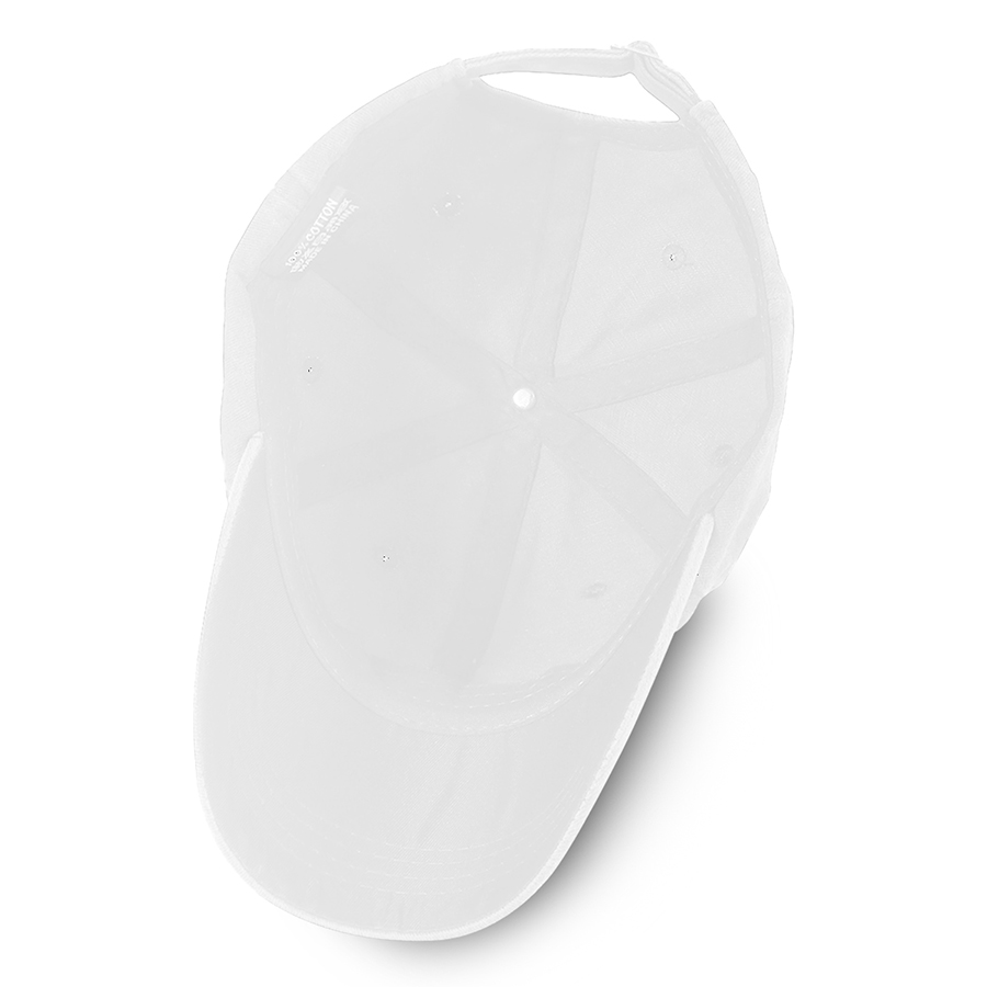 Stock Washed Cotton 6-Panel Baseball Cap w/ D-Ring Metal 49