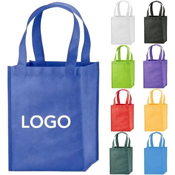 Promotional Payson Non-Woven Mini Tote Bag - 12" x 9" 2