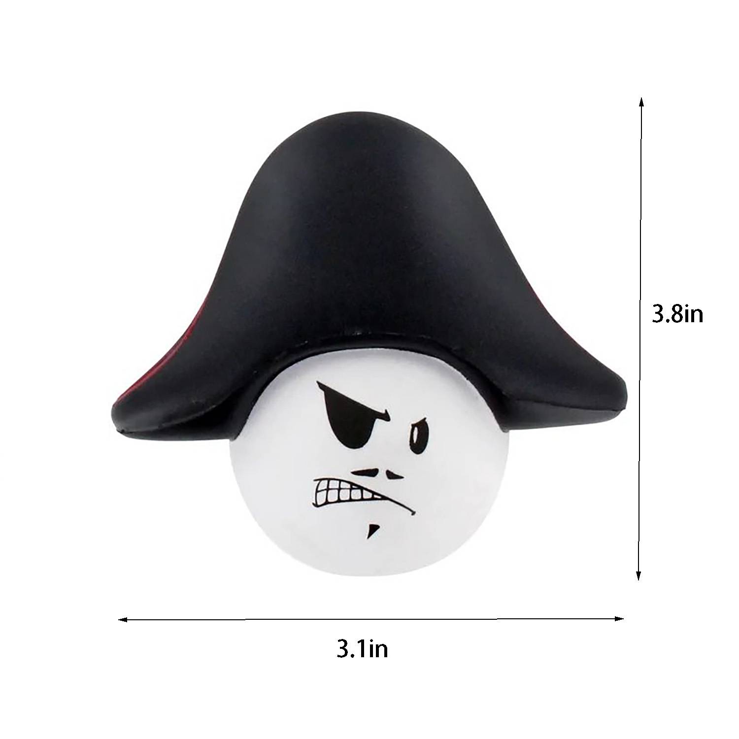 PU Foam Pirate Mad Cap Stress Reliever Toy 5