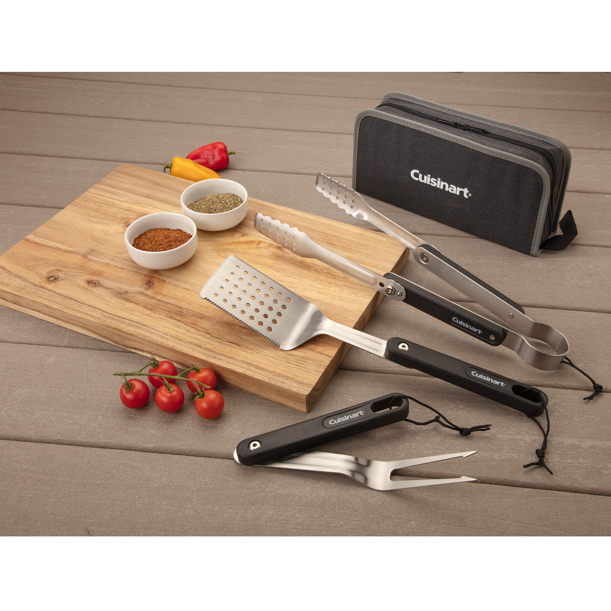 Cuisinart Outdoors® 4-Piece Folding Grill Tool Set 4