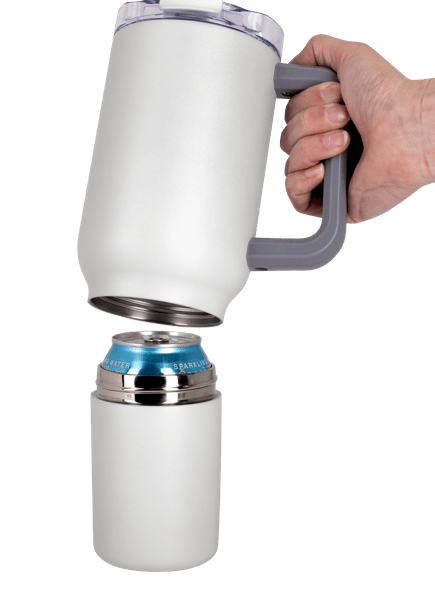 Key West 22 oz SS Travel Mug w/Can Cooler 16