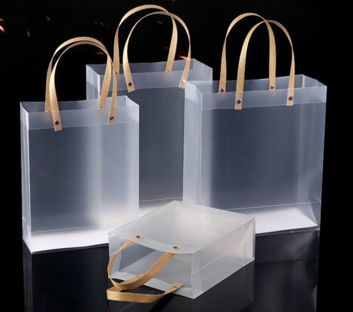 Transparent Shopping Gift Handbag 3