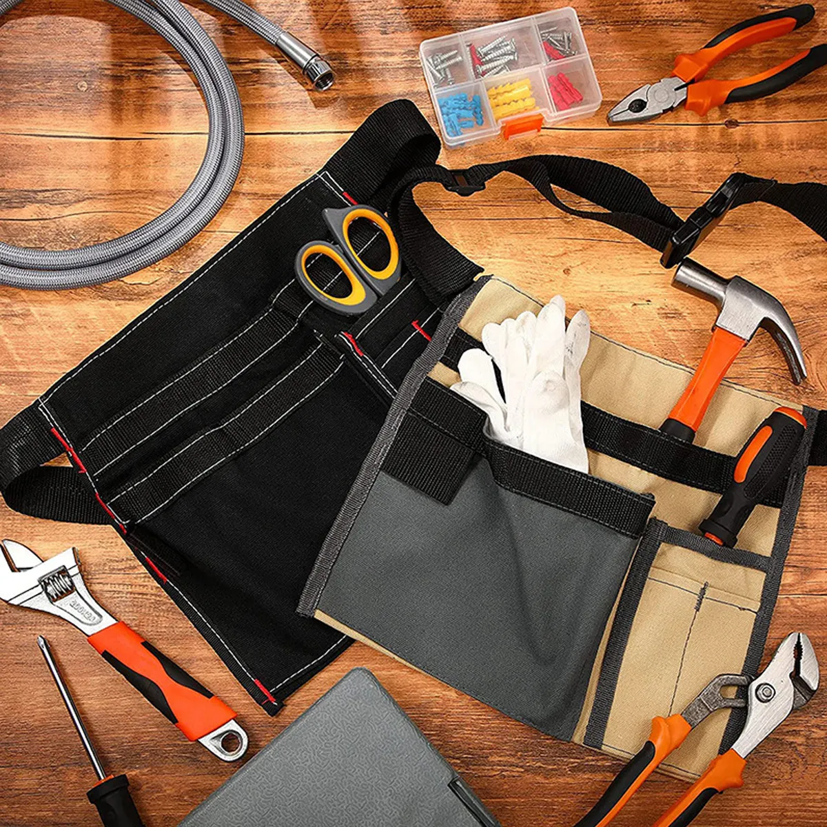 Electrician Tools Belt Storage Holster Waist Bag Organizer 10