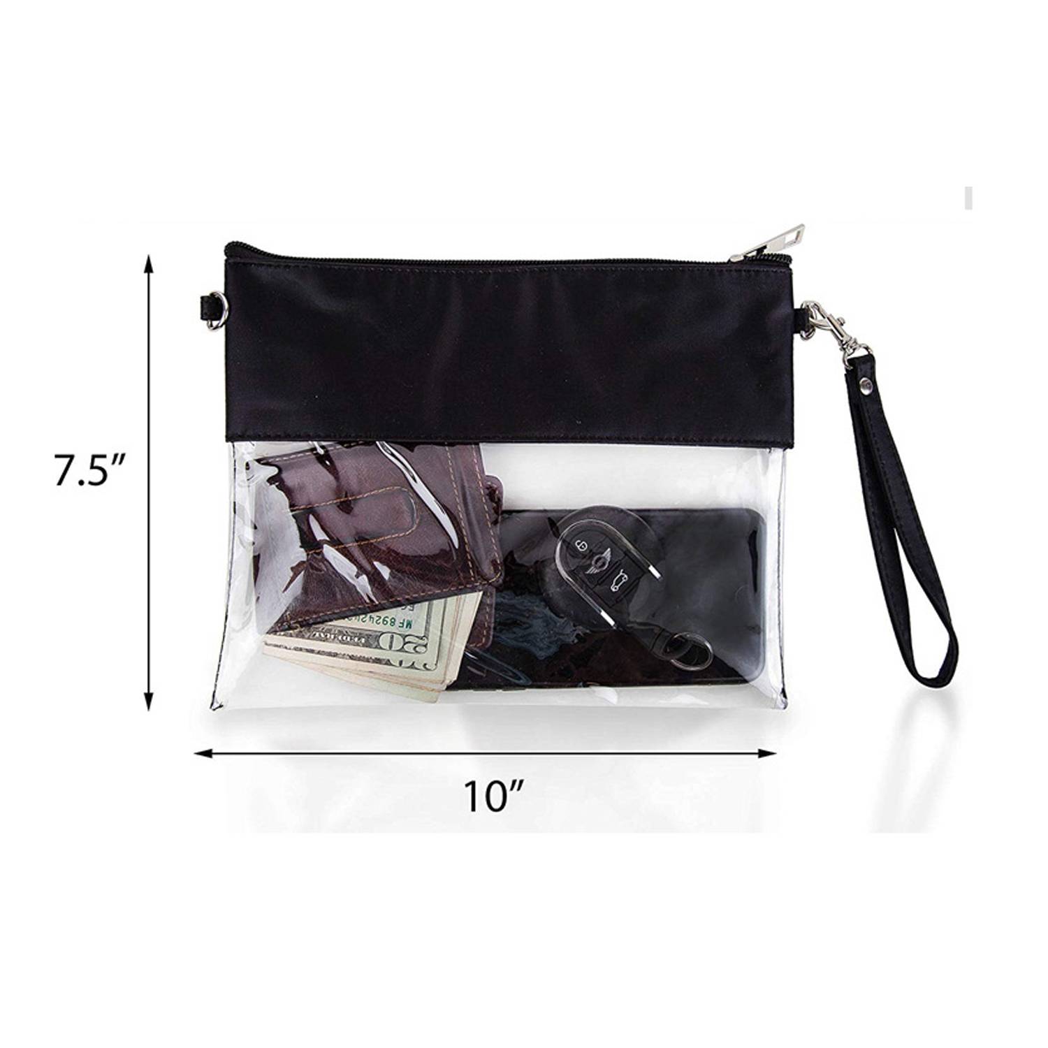 Transparent shoulder strap bag 1