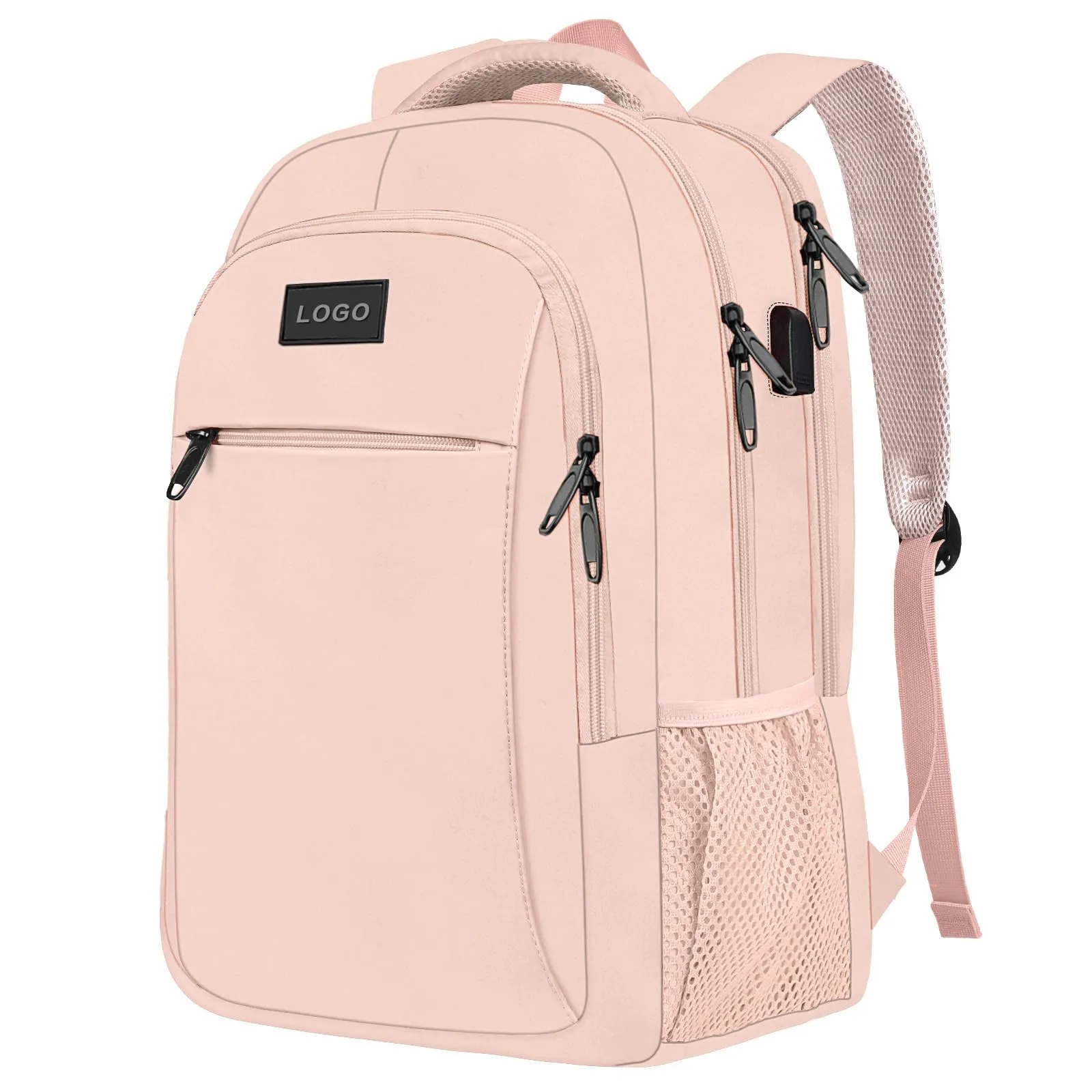 Business Anti Theft Slim Durable Laptops Backpack 8