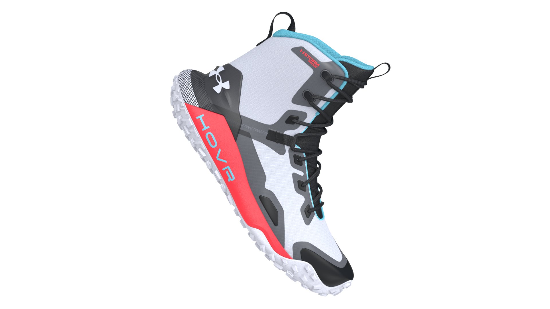 UA HOVR Dawn Waterproof 400G Geo Unisex Boots 4