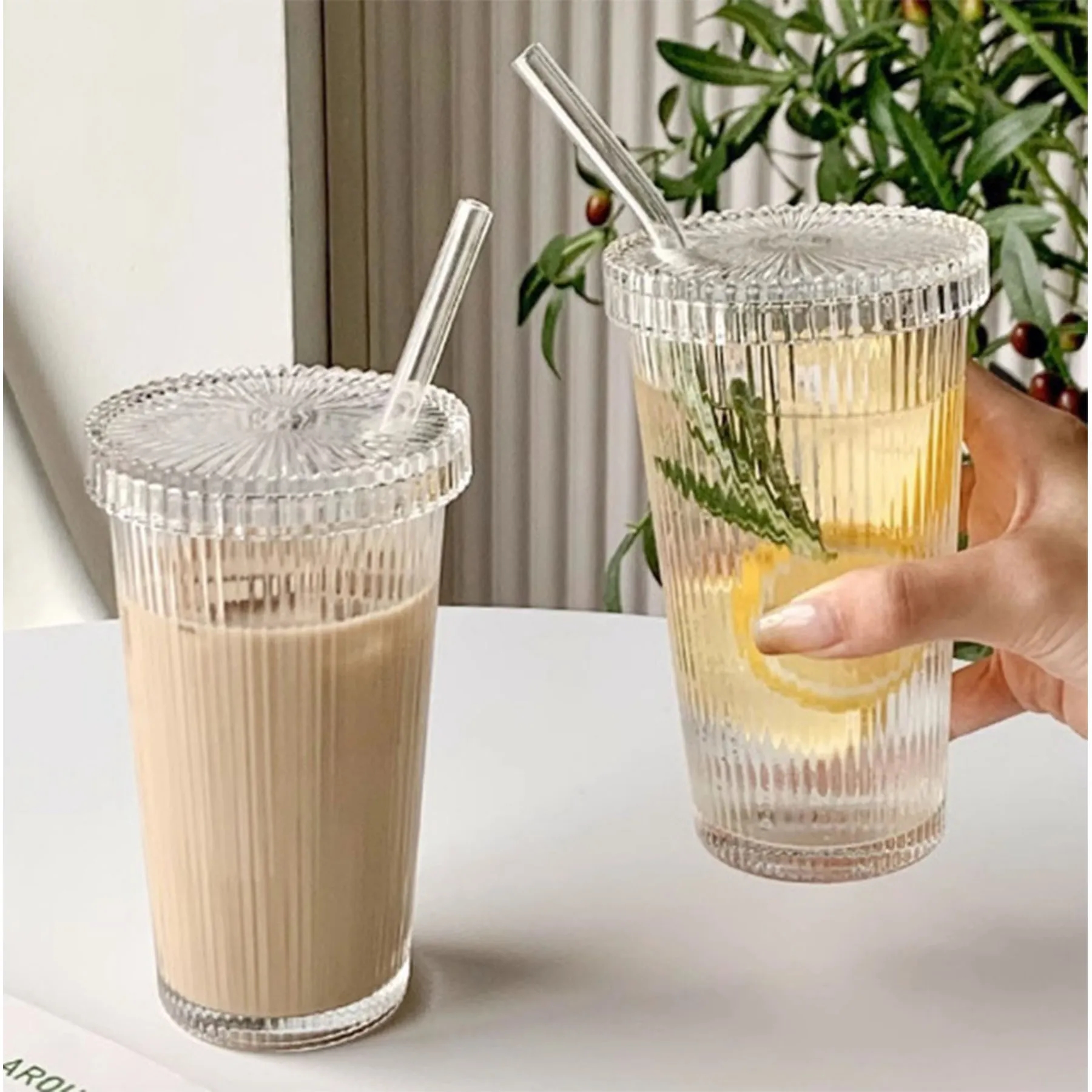 Clear Glass Cups 4