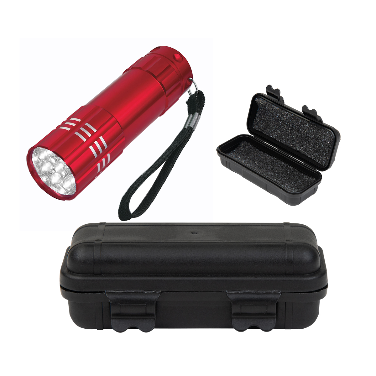 Be Adventurous Hard Case Kit, custom flashlight with logo imprint 9