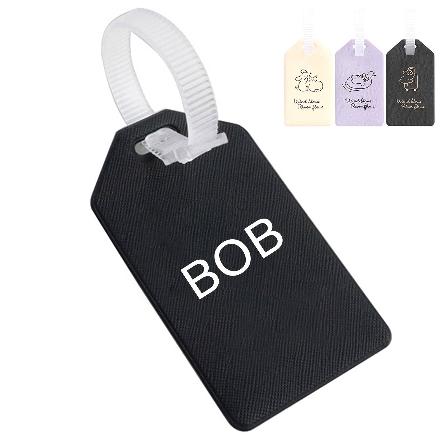 PVC Leather Luggage Tags 2