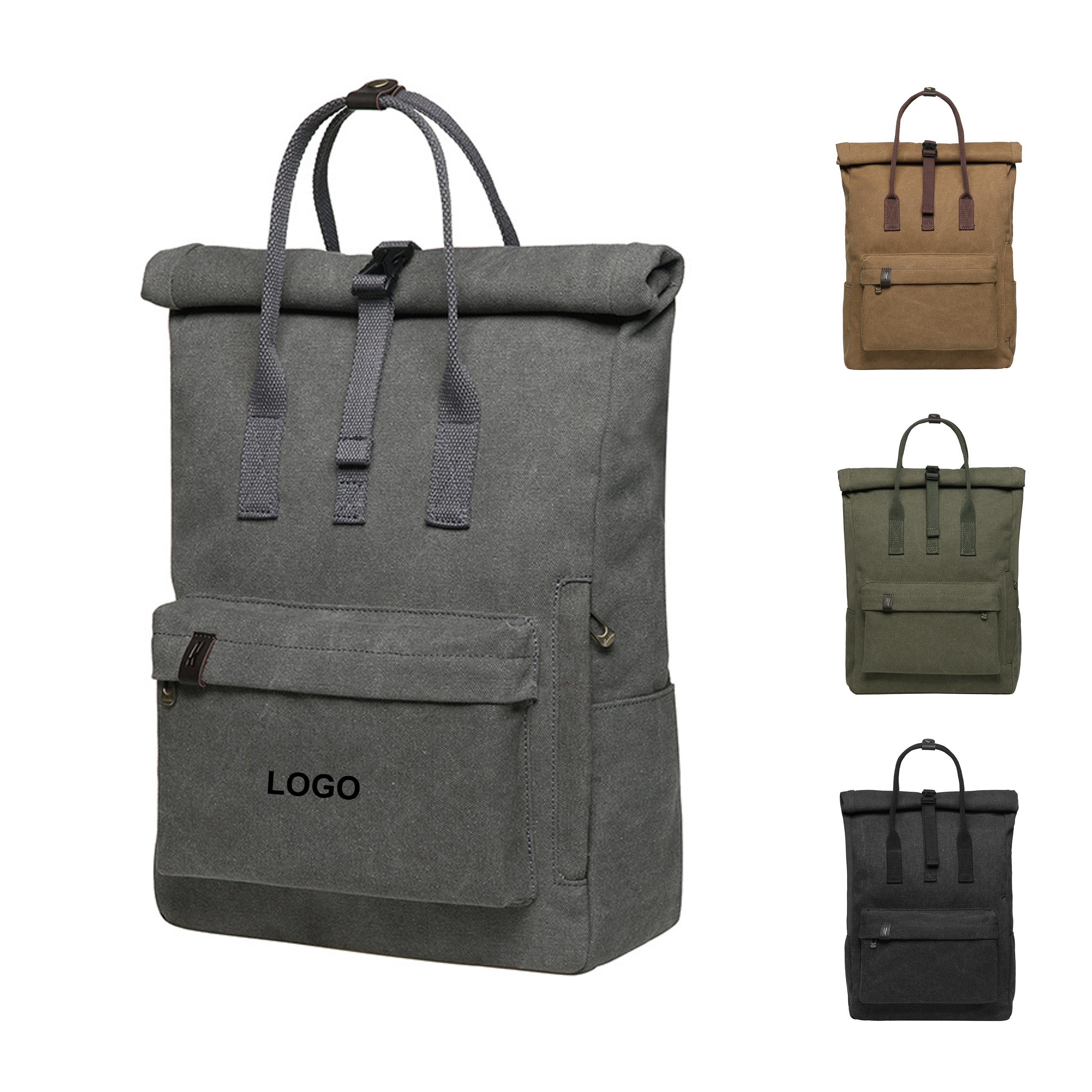 Canvas Backpack (Direct Import) 5