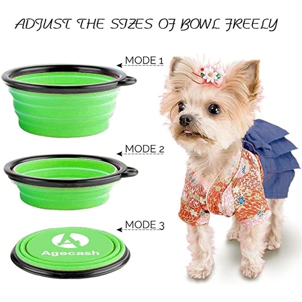 Collapsible Silicone Pet Bowl 2