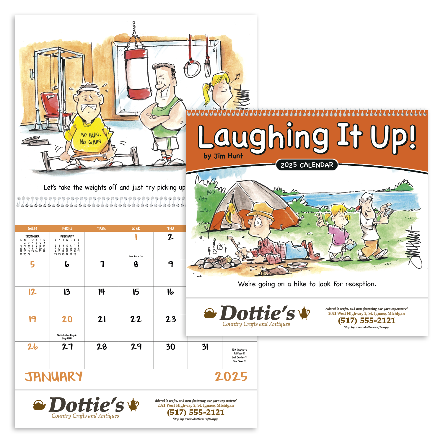 Good Value™ Laughing It Up! - Spiral Calendar 15
