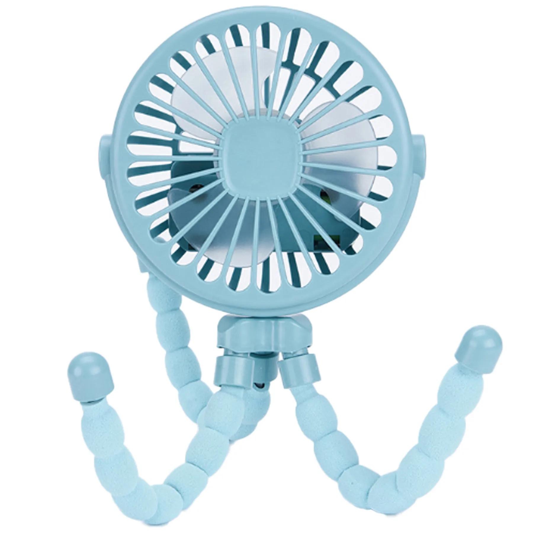 Flexible Tripod Clip On Oscillating Stroller Fan 1