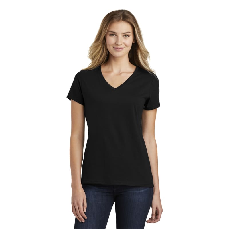 Port & Company Women's Fan Favorite Blend V-Neck Tee. 3