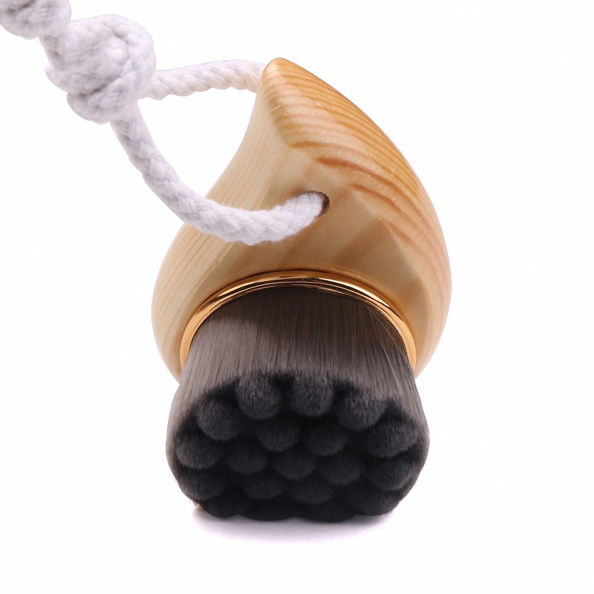 Natural Wood Face Cleansing Brush 5