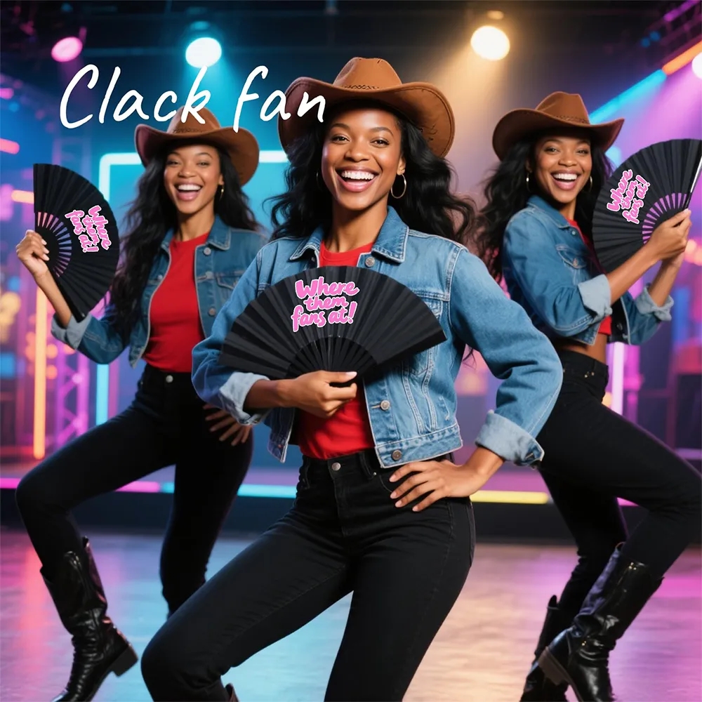 Where Them Fans At for line dancing Clack Popping Folding 1