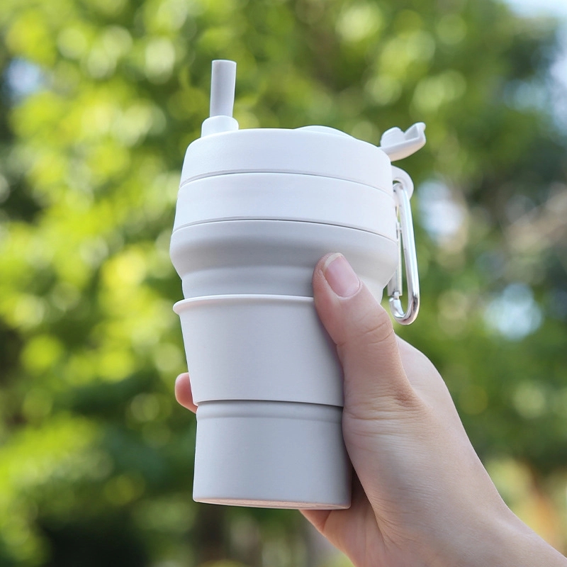 Silicone Foldable Travel Coffee Cup & Reusable To-Go Bottle 8
