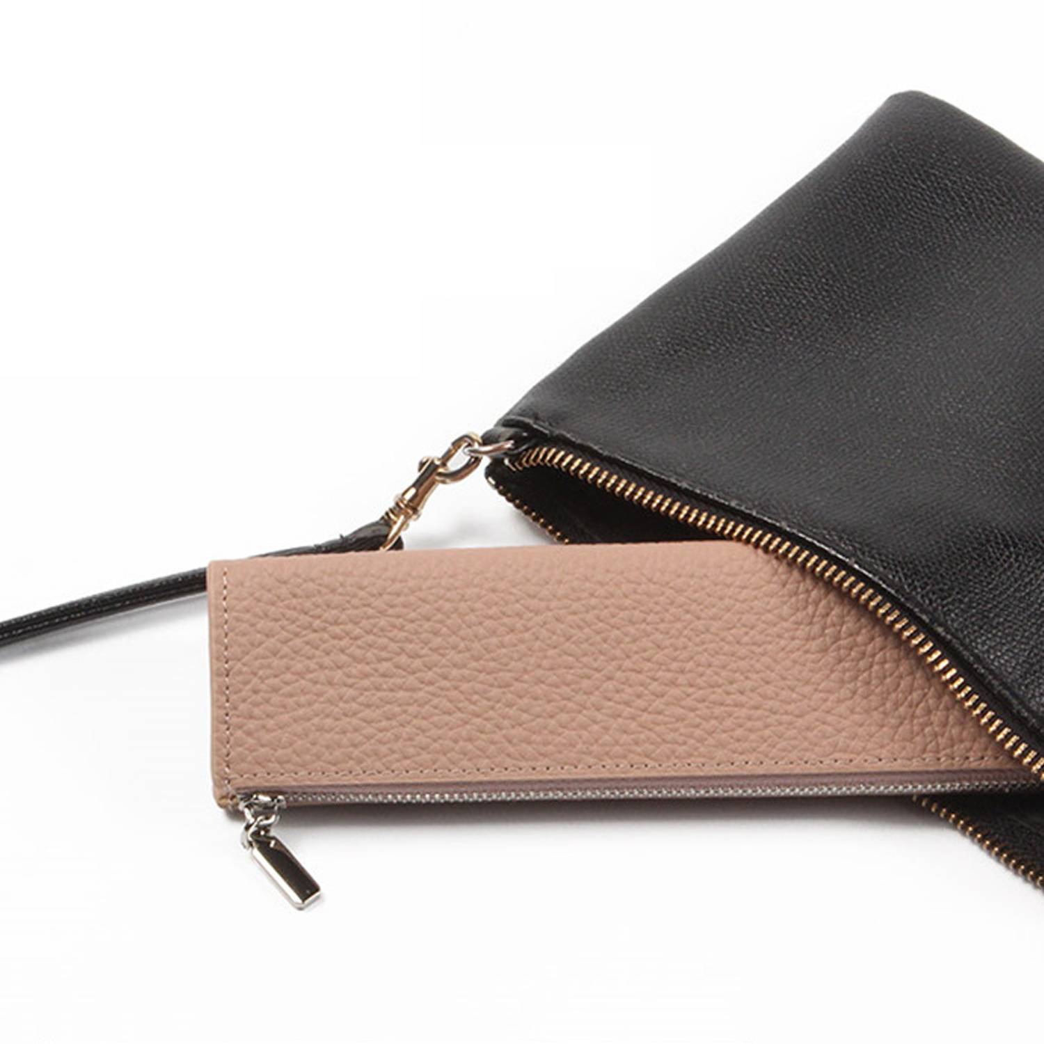 Genuine Leather Stationery Zipper Bag 6