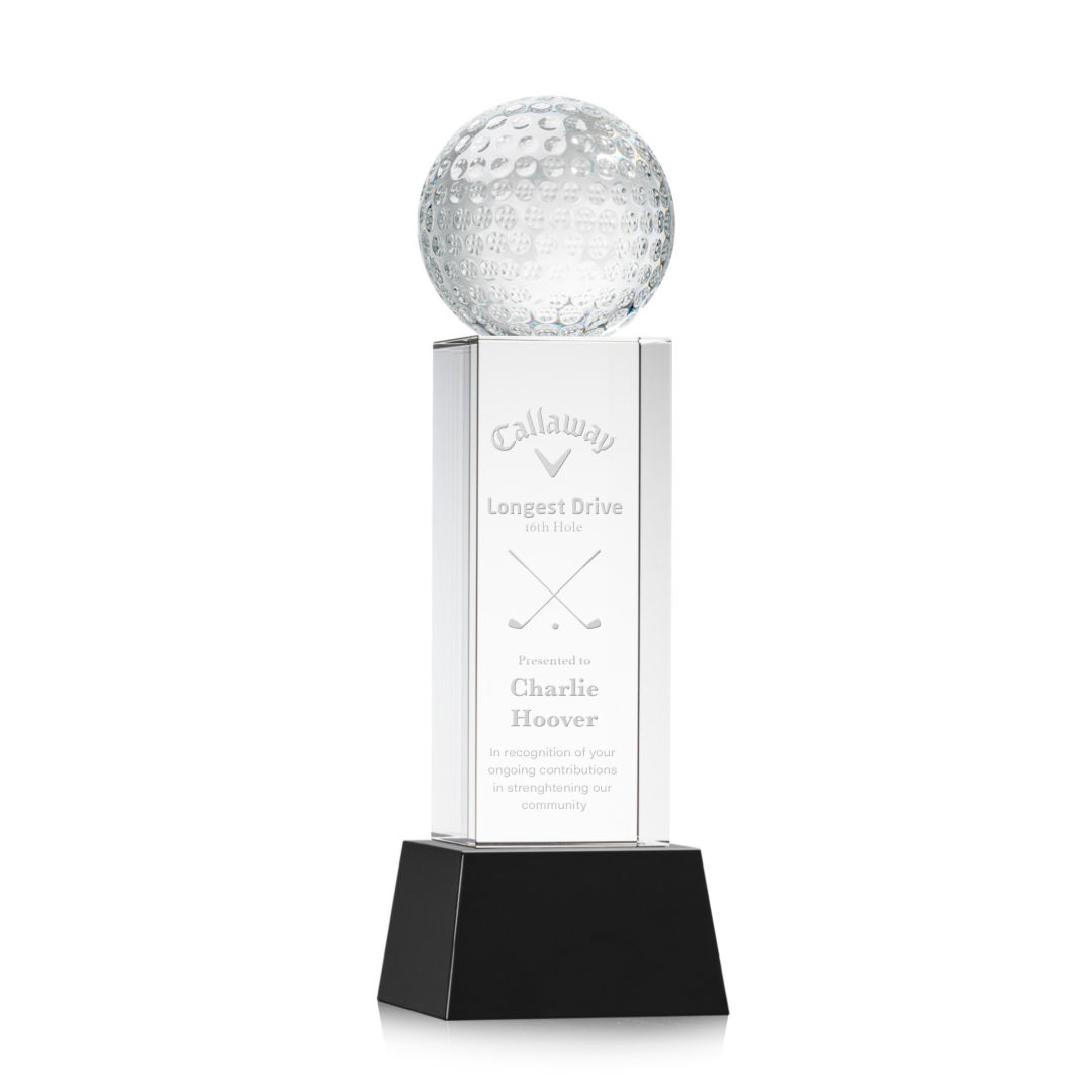 Golf Ball Award on Belcroft Base - Black 3