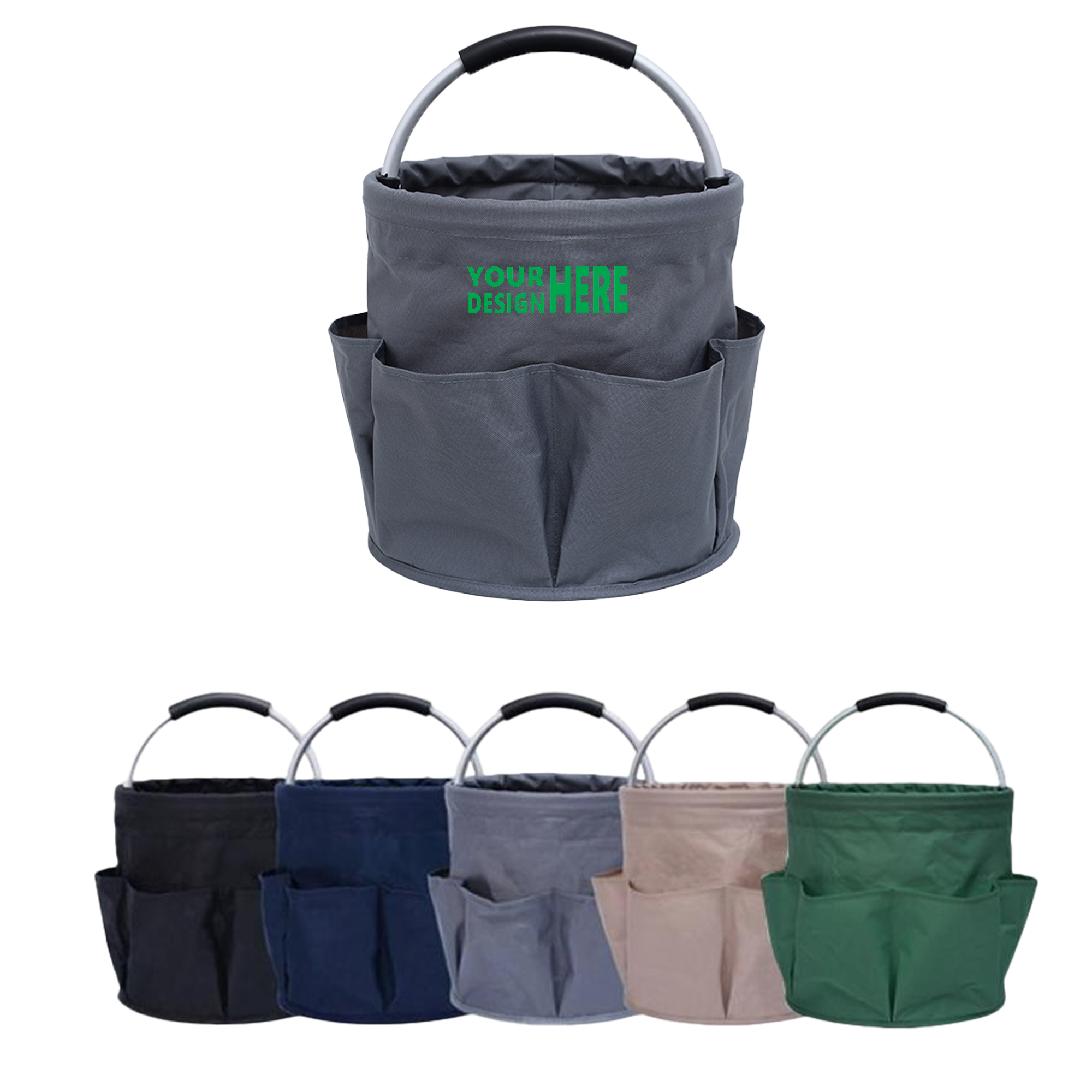 Extended Edge Handheld Picnic Storage Basket 2